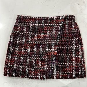 Forever21 Tweed Wrap Mini Skirt